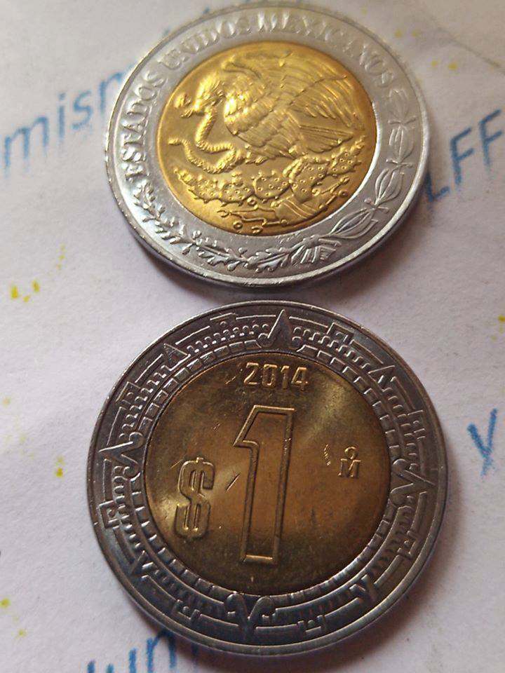 MEXICO, 1 PESOS