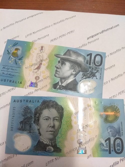 AUSTRALIA, 10 $ UNC