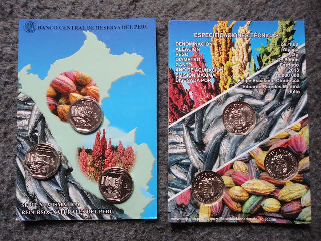 Un repaso de las monedas de la colección “Recursos Naturales del PERU”