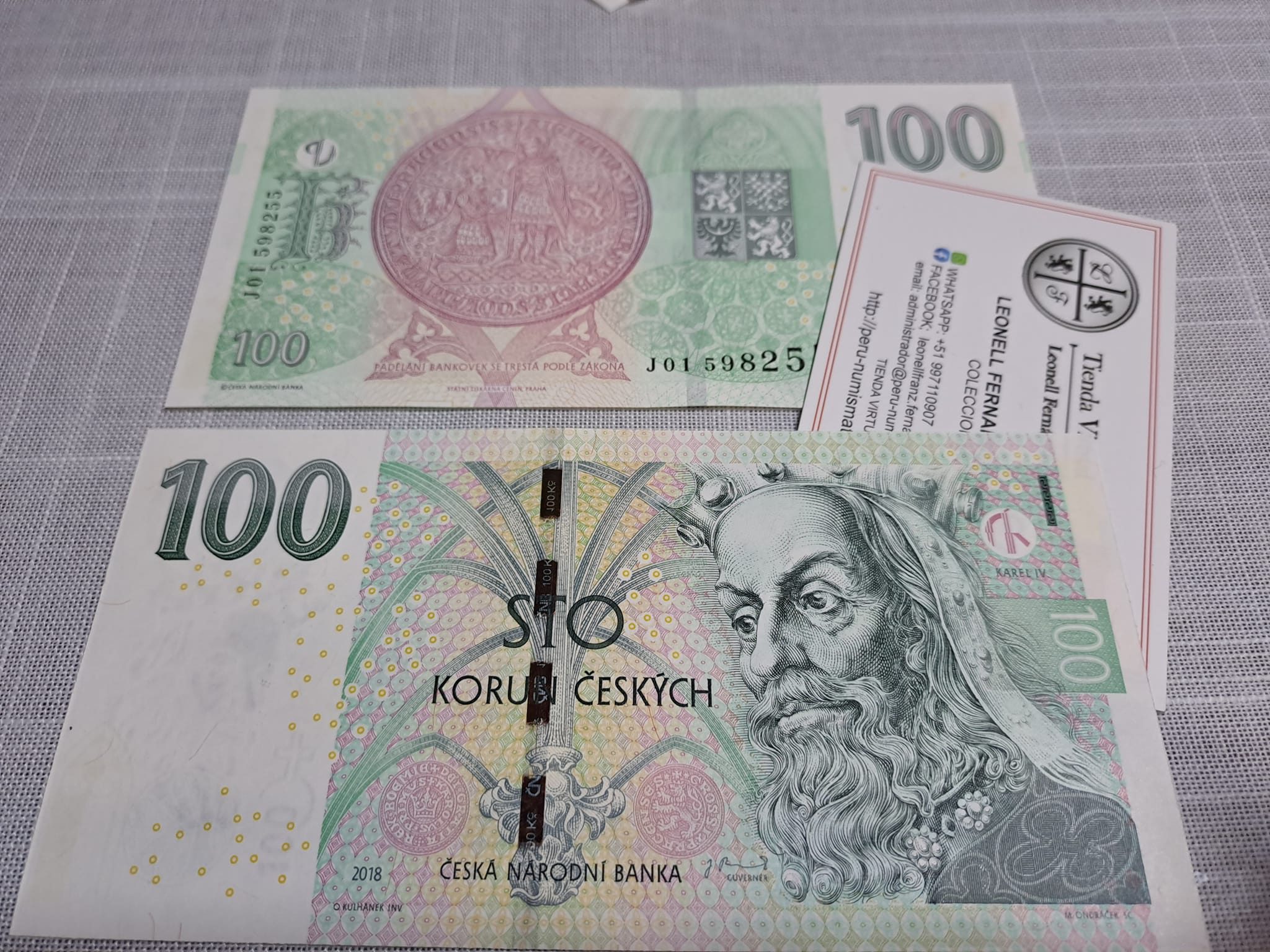 REP CHECA 100 KRONOR UNC