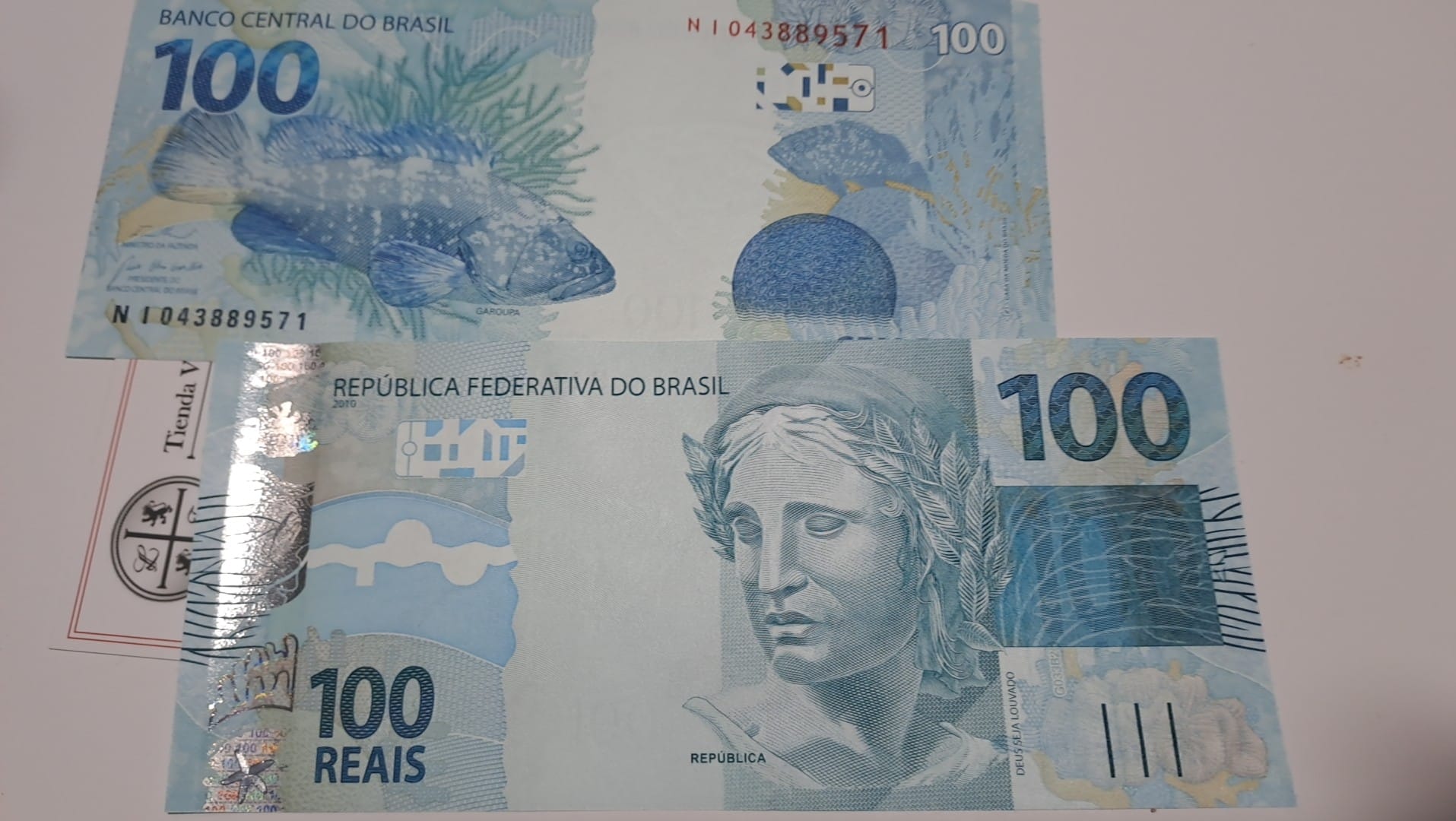 BRAZIL UNC 100 reales