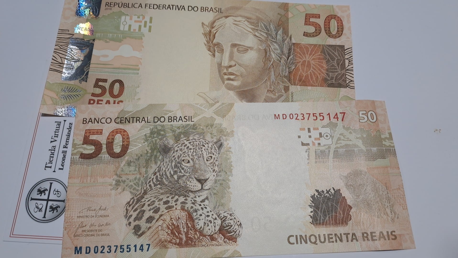 BRAZIL UNC 50 reales